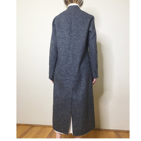 ZARA Woman Handmade Wool Blend Long Coat - Picture 2 of 8
